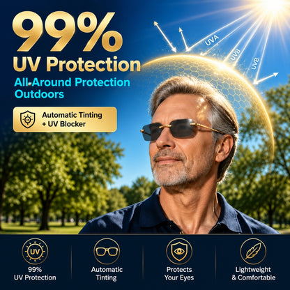 🔥Buy 1 Get 1 Free (2 pairs) – 【Co-Created by Designers】Smart Zoom and Color-Changing Reading Glasses