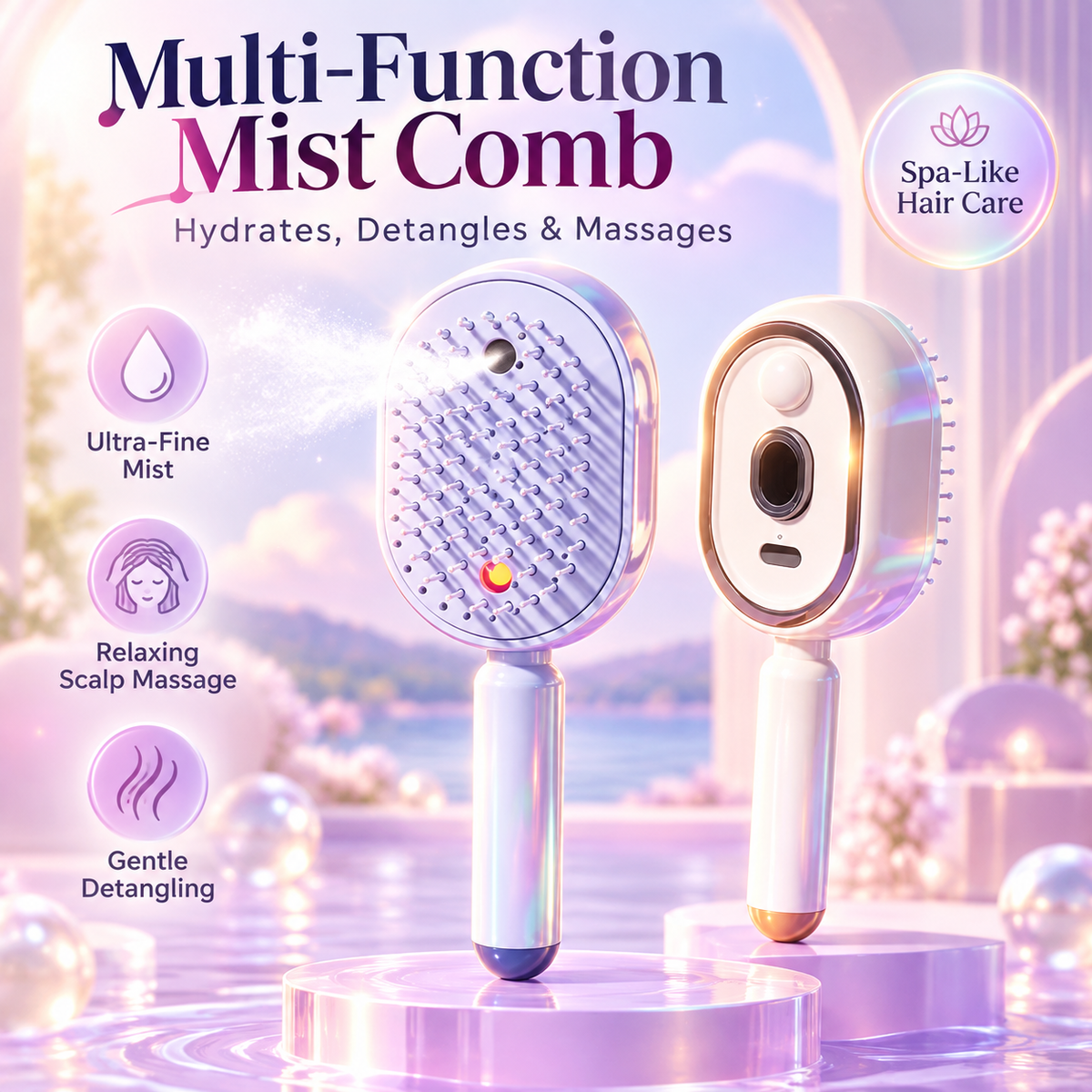 Steam treatment comb