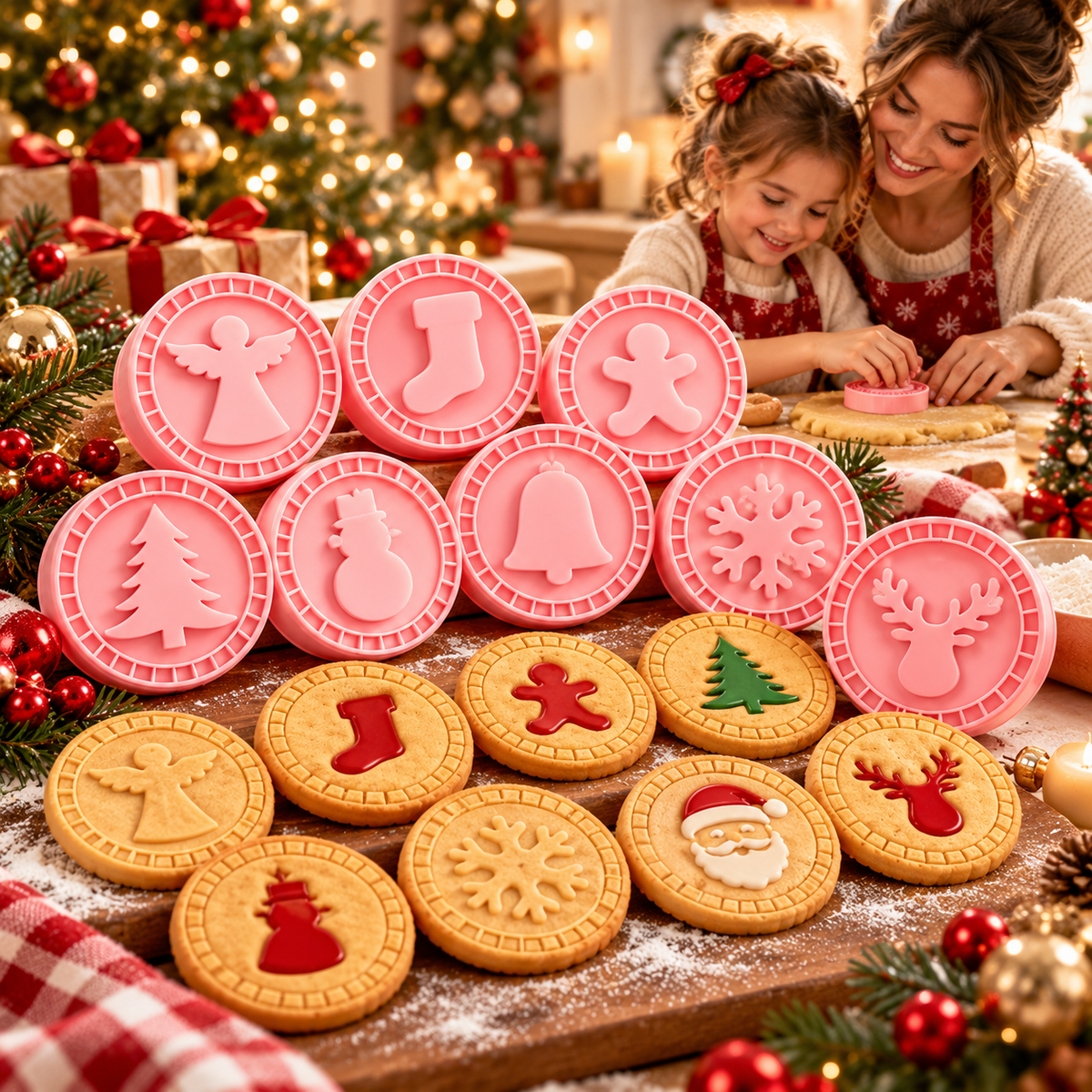 💥 Last Day! Special Sale 🎁Festive Christmas Cookie Cutter Set🥧✨