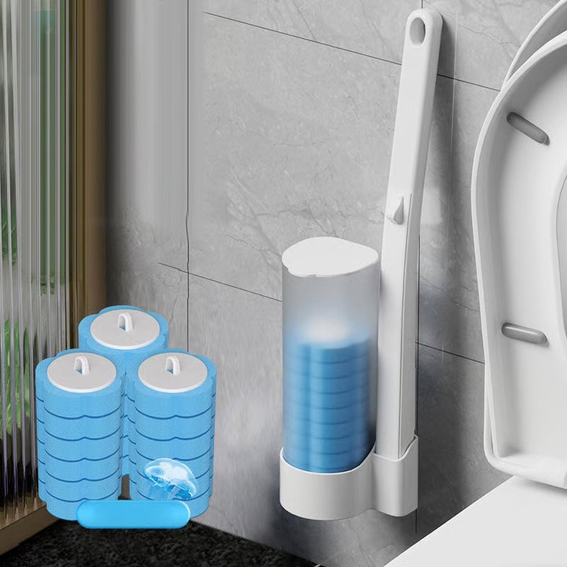 🔥LAST DAY SALE 12.99!!⚡50K+ SOLD!🚽💦Hands-Free Cleaning Gadget🧽Disposable toilet cleaning tool