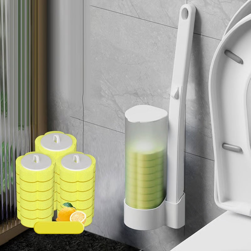 🔥LAST DAY SALE 12.99!!⚡50K+ SOLD!🚽💦Hands-Free Cleaning Gadget🧽Disposable toilet cleaning tool